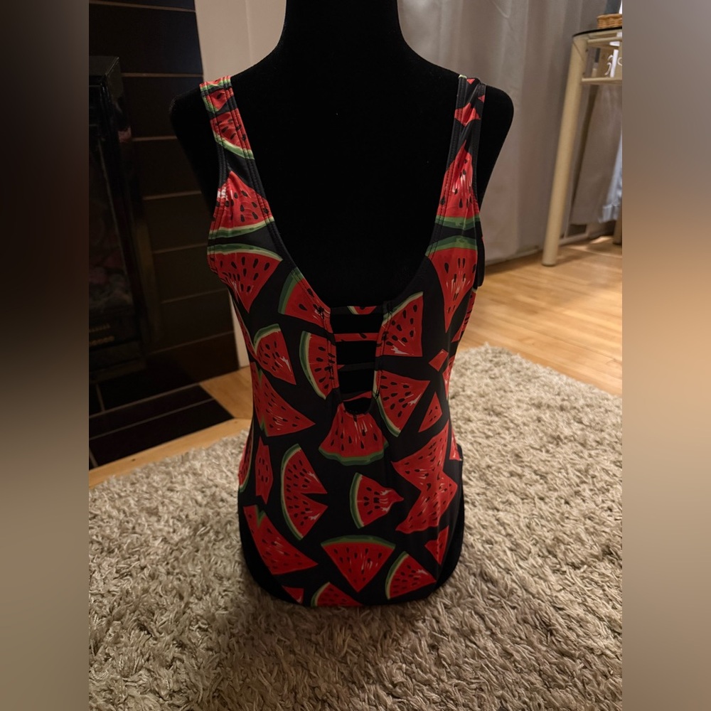 Watermelon Slice Print Swimsuit